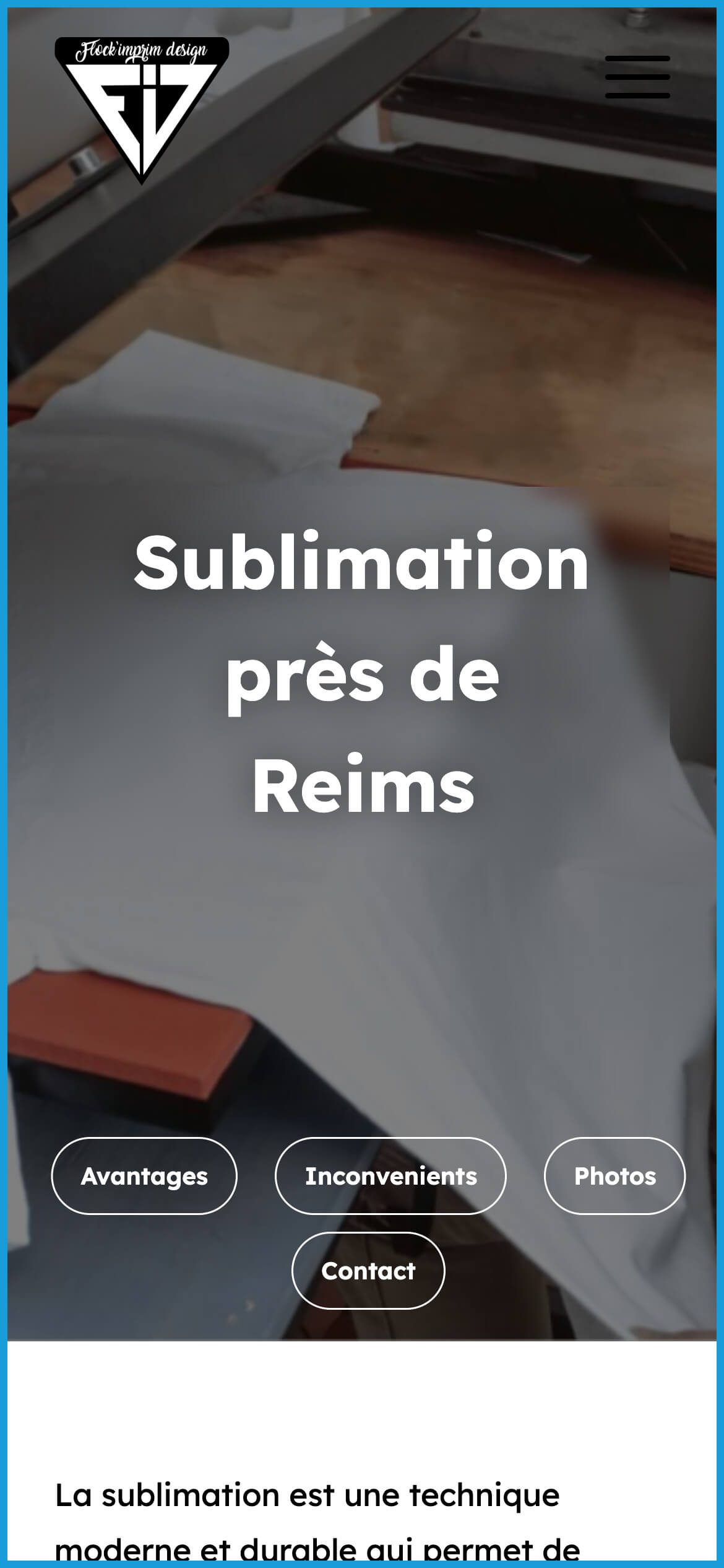 Création d'un site internet pour une imprimerie ardennaise