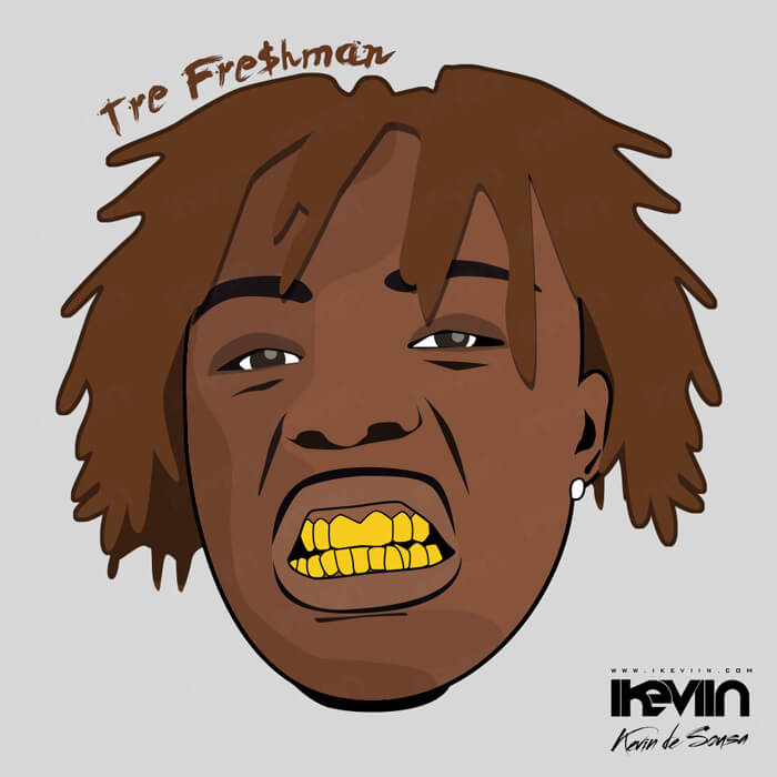 Cartoon Tre Fre$hman (Artwork by iKeviin)