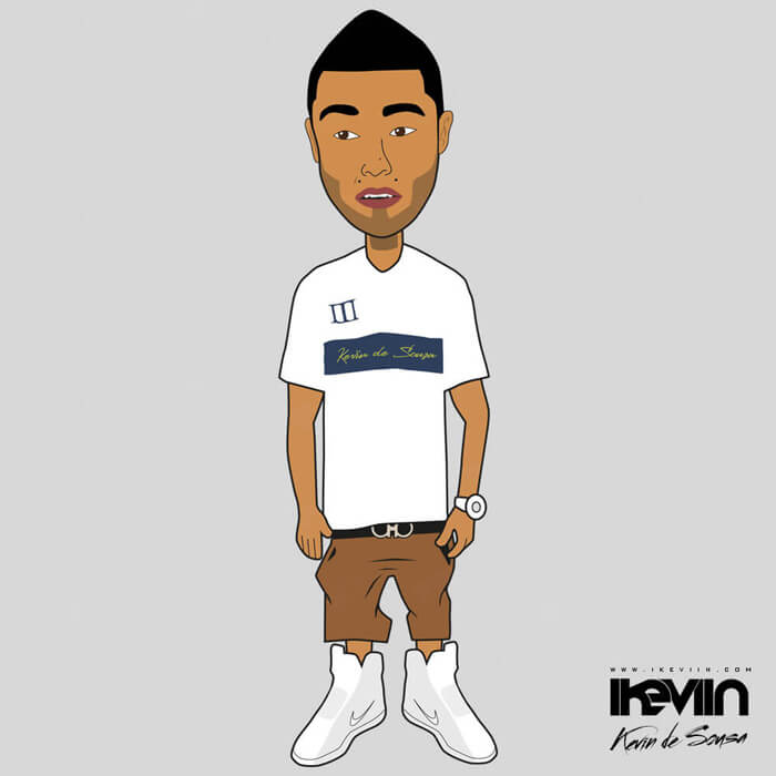 Cartoon iKeviin - Kevin de Sousa