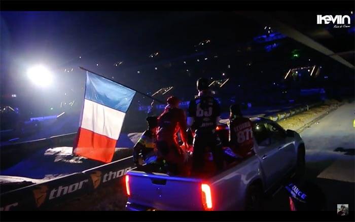 Kevin de Sousa (iKeviin) était au premier rang du Supercross de Paris 2017 à la U-Arena