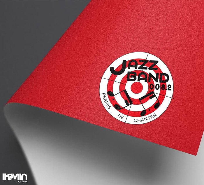 Logotype Jazz Band 008.2 réalisé par iKeviin - Kevin de Sousa