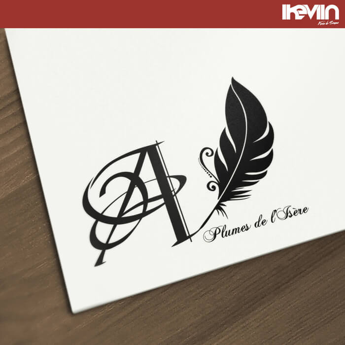 Logotype Plumes de l'Isère sur enveloppe (Artwork by iKeviin)