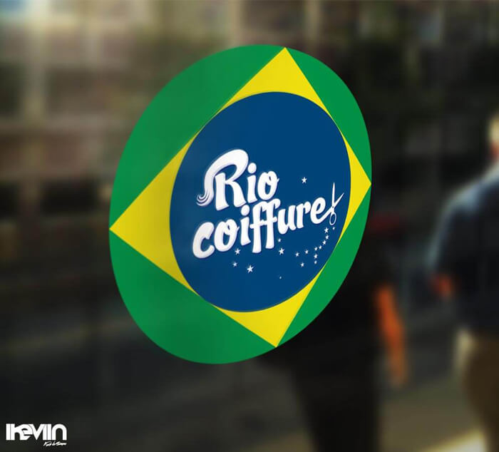 Logotype Rio Coiffure Lausanne réalisé par iKeviin - Kevin de Sousa