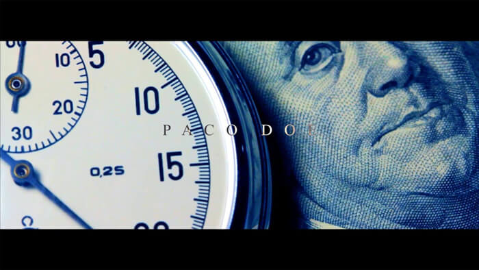 Paco Doe - Blue Faced Hunnids (Clip) sur le blog de Kevin de Sousa