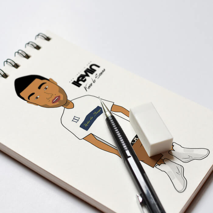 Vous souhaitez avoir votre portrait en cartoon, iKeviin s'en charge dans un délai de 48 heures pour 50,00 euros seulement (paiement sécurisé par Paypal).