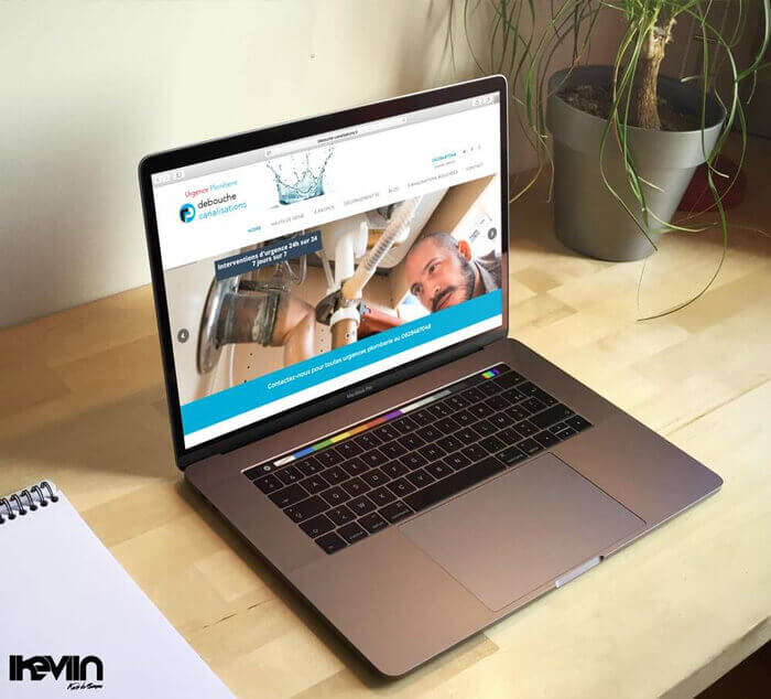 Site internet Debouche Canalisations réalisé par Kevin de Sousa