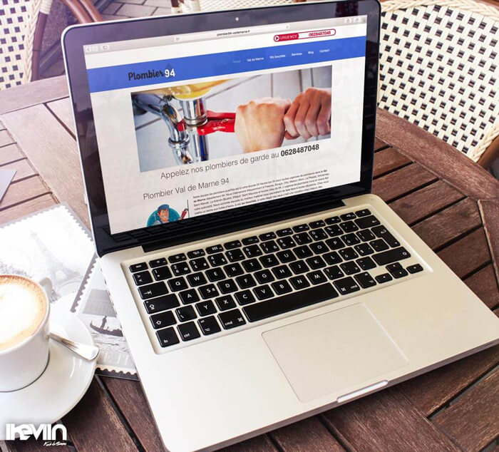 Site internet Plombier94 réalisé par Kevin de Sousa