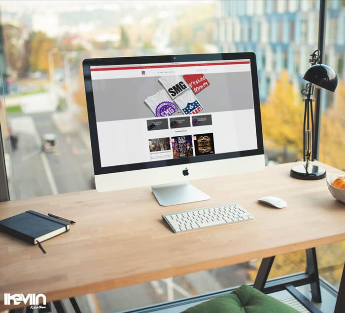 Site internet SMGClothing réalisé par Kevin de Sousa